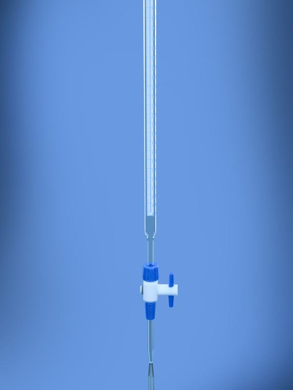Glassco Buretta Classe AS vetro con rubinetto PTFE