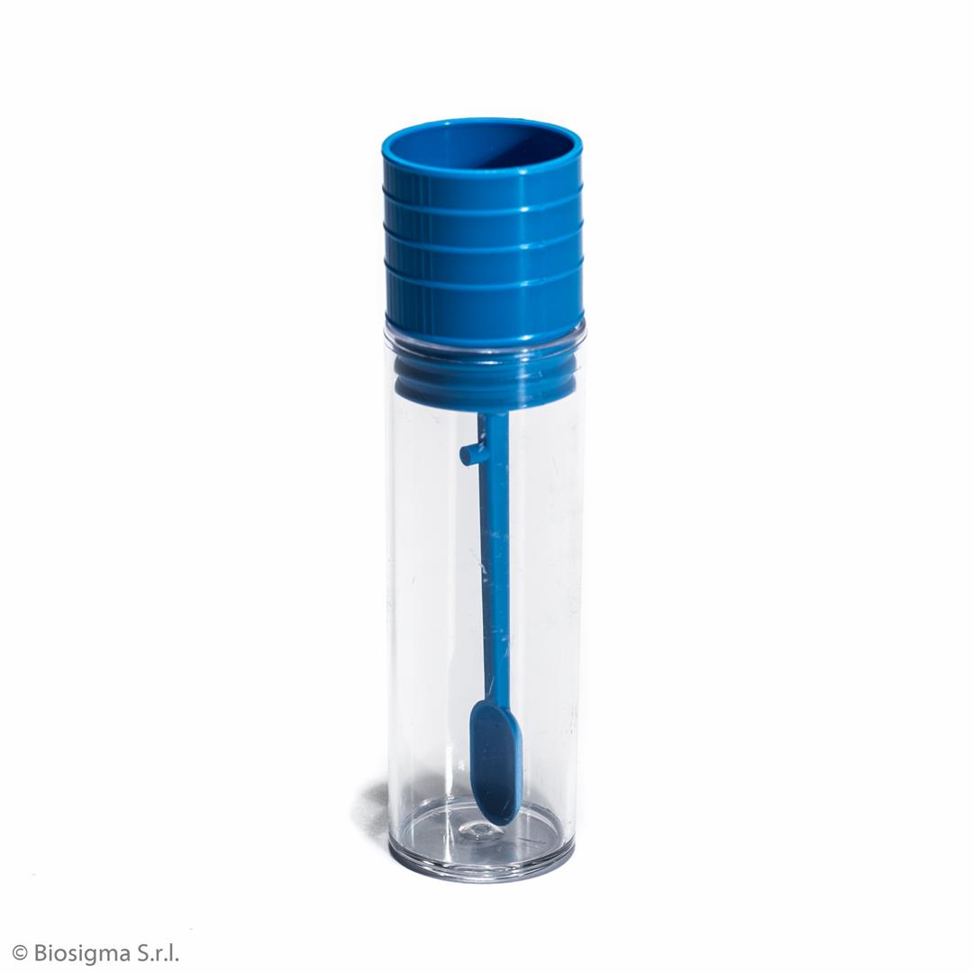 Biosigma BSC160 contenitore feci 18 ml con cucchiaino