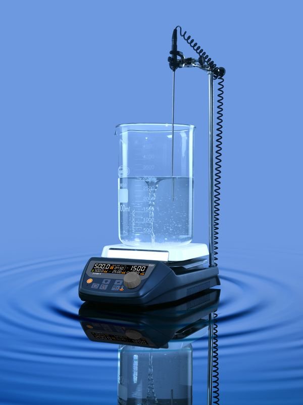 Glassco PRO agitatore magnetico con piastra riscaldante