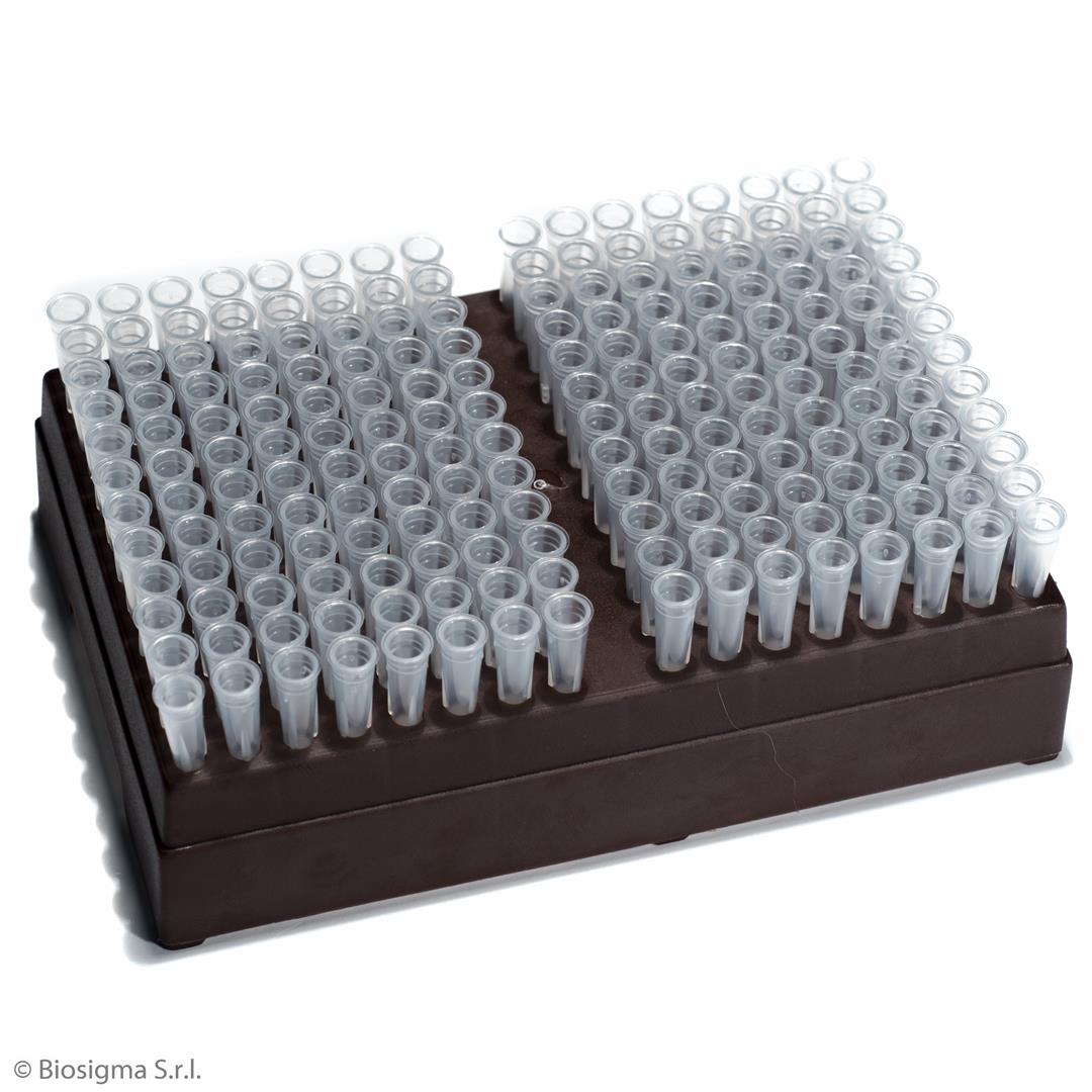Biosigma BSR048/N puntali pipetta 10-200 µl rack 192 pz naturali