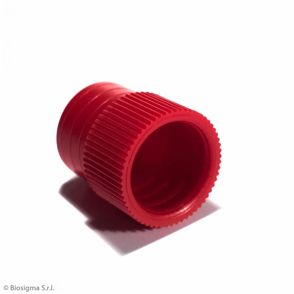 Biosigma BSO025 tappo polietilene rosso Ø 16 mm