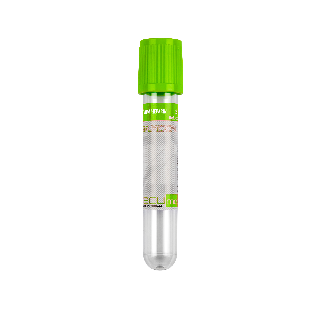 FL Medical Vacumed 42351 provetta eparina 3 ml 13x75 tappo verde