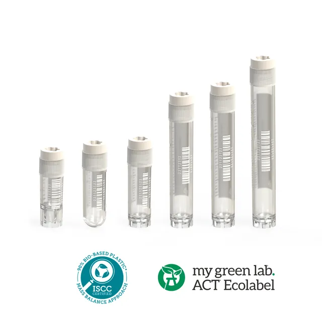 Biosigma CLEARLine BIOBased 1D CryoGen criotubi bio-based