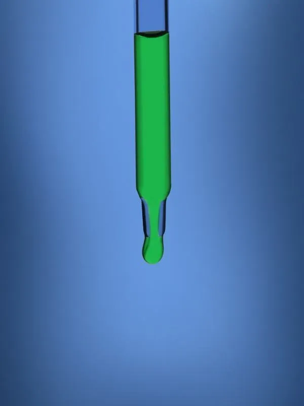 Glassco LPPT Contagocce in vetro Punta Pencil Tip