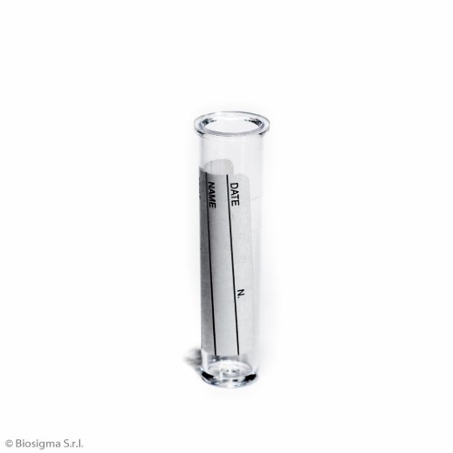Biosigma BSP083 provette polistirene 3 ml fondo piano