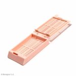 Biosigma BSI804 cassetta istologica rosa con coperchio