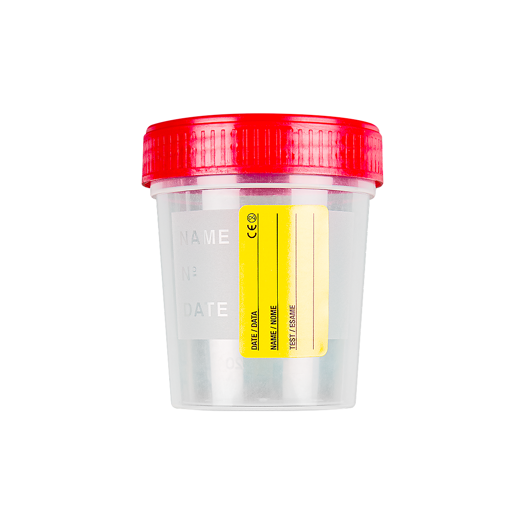 FL MEDICAL Promed contenitore urina 120 ml etichetta tappo vite