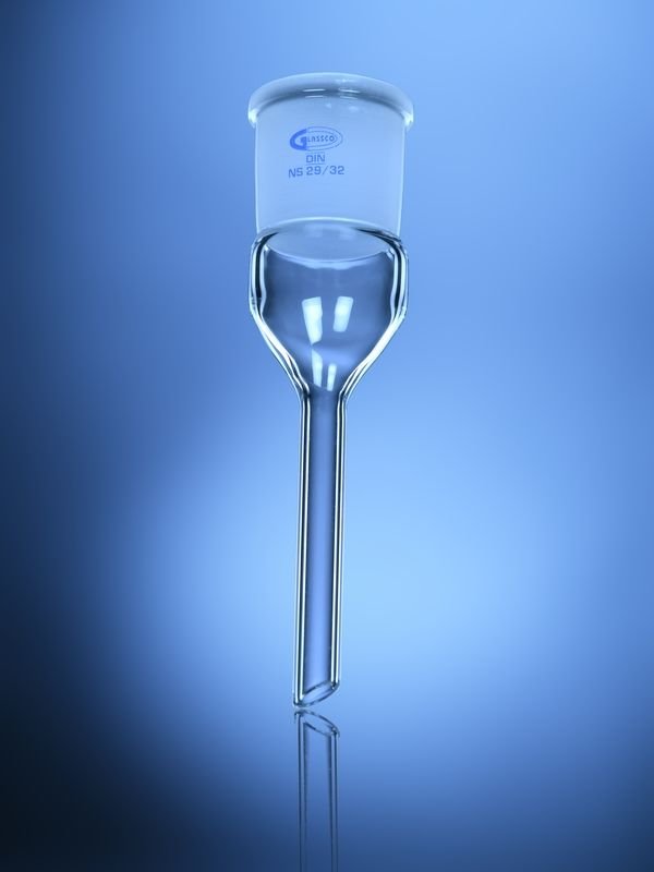 Glassco Adattatore Ricevitore Dritto in vetro