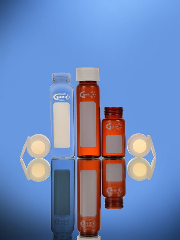 Glassco TOC Vials vial in vetro con setto silicone