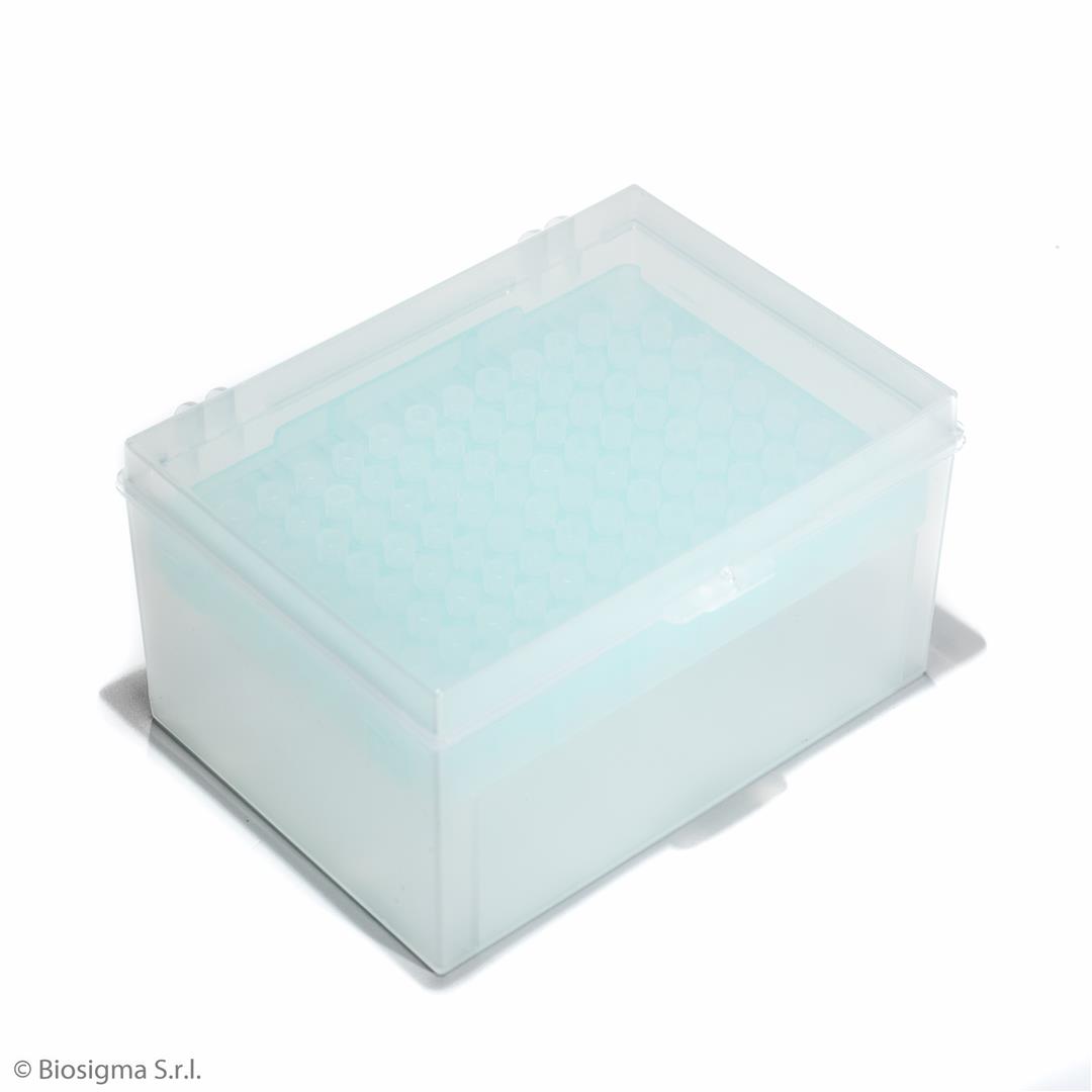 Biosigma BSR076 puntali pipetta 0,1-10 µl rack 96 pezzi