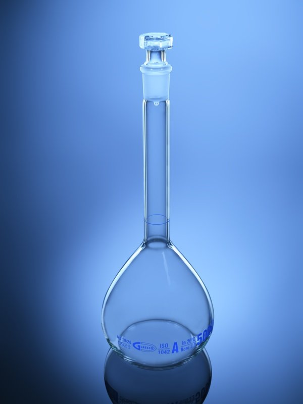 Glassco Volumetric Flask Class A matraccio vetro