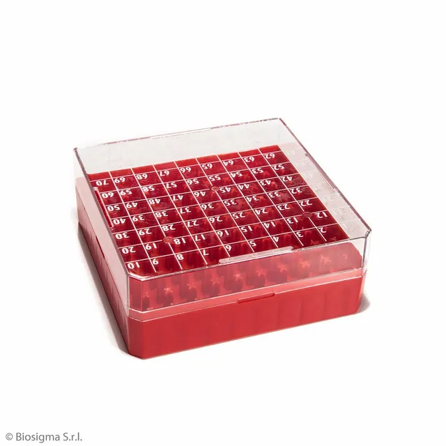 Biosigma CryoGen BSM58100/RO box criogenico 100 posti rosso