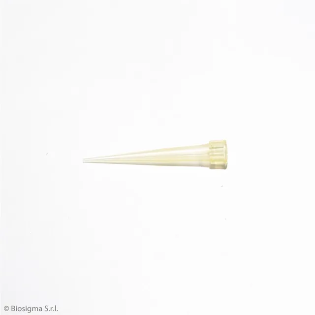 Biosigma BSR001 puntale giallo 0-200 µl tipo Eppendorf