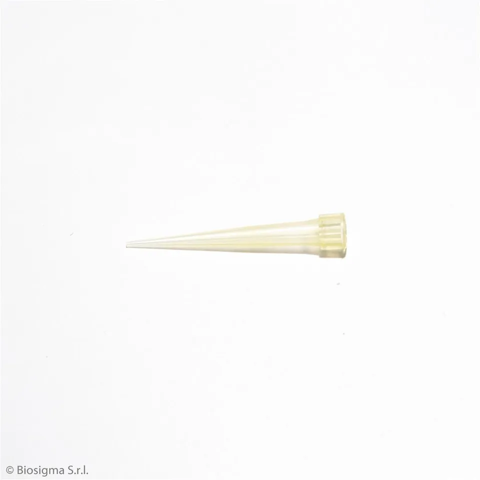 Biosigma BSR001 puntale giallo 0-200 µl tipo Eppendorf