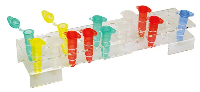 Biosigma 141397 rack provette 5 ml in acrilico