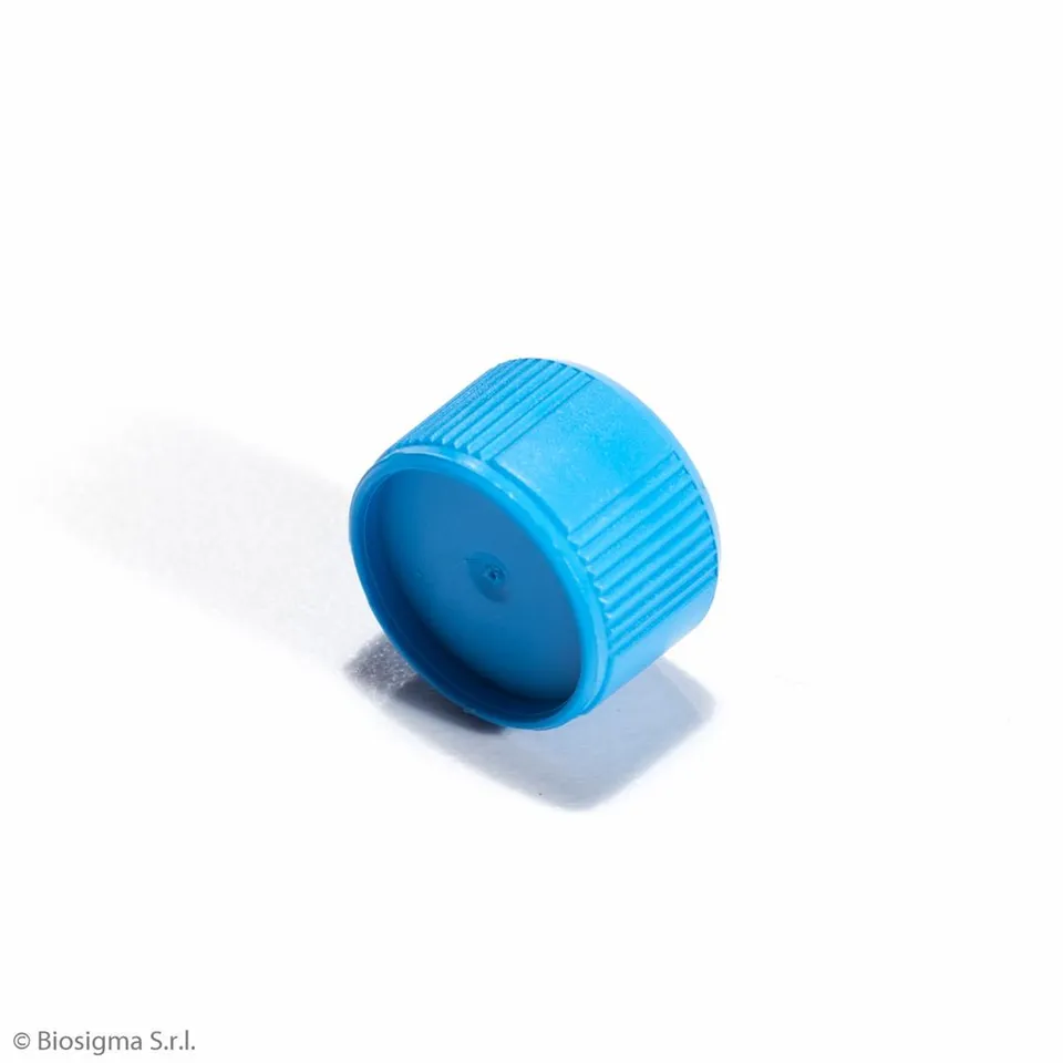 Biosigma Clearline CL811/AZ tappo a vite azzurro O-ring 3000 pz