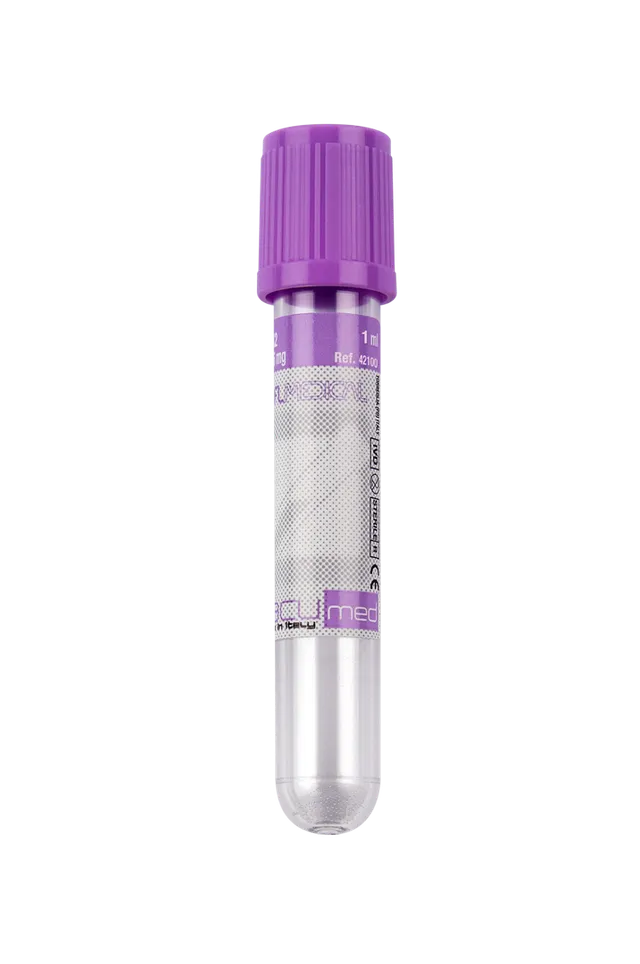 FL Medical Vacumed K2 EDTA provetta sangue tappo lavanda sterile