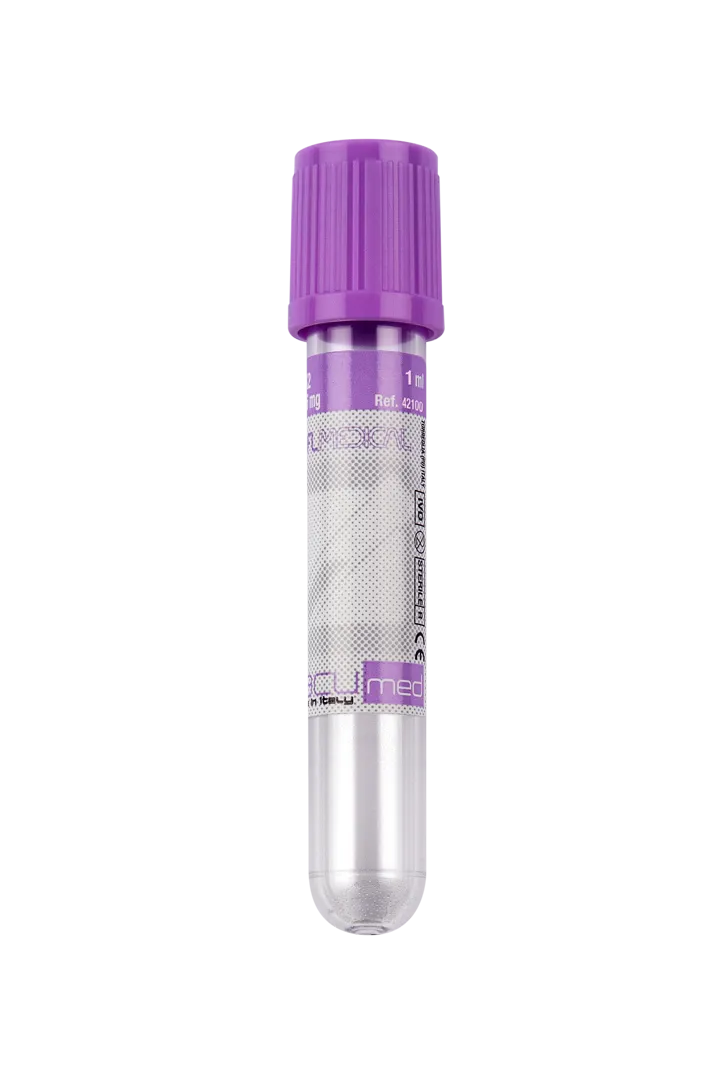 FL Medical Vacumed K2 EDTA provetta sangue tappo lavanda sterile