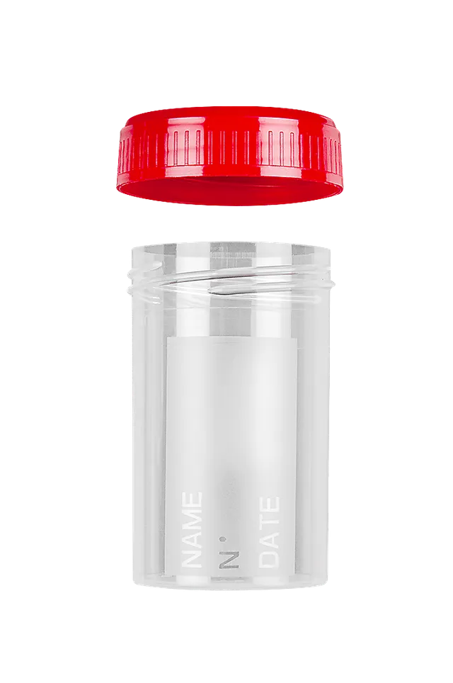 FL MEDICAL Promed 25180 Contenitore urina 60 ml tappo bianco vite