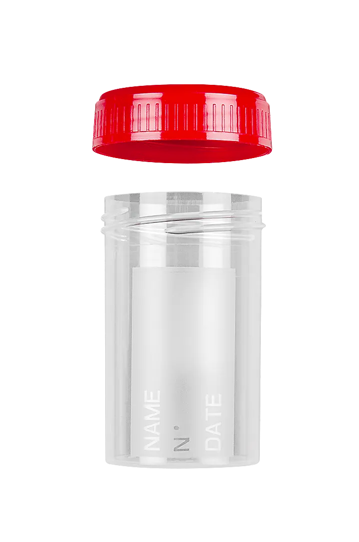 FL MEDICAL Promed 25180 Contenitore urina 60 ml tappo bianco vite