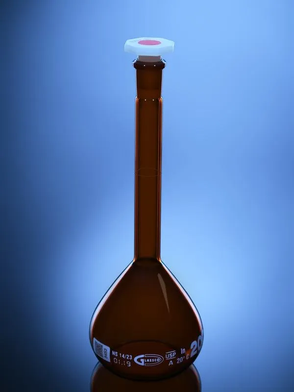 Glassco Matraccio Volumetrico Classe A Ambrato QR