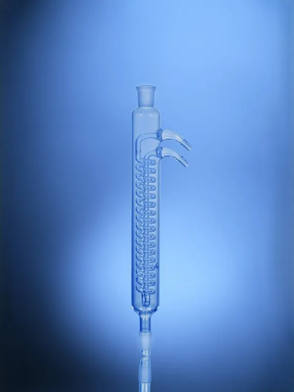 Glassco Dimroth DIN condensatore vetro laboratorio