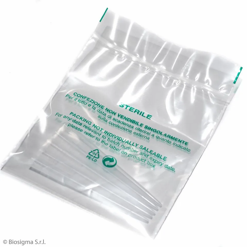 Biosigma BSR019 puntali pipetta 101-1000 µl sterili 5 pezzi