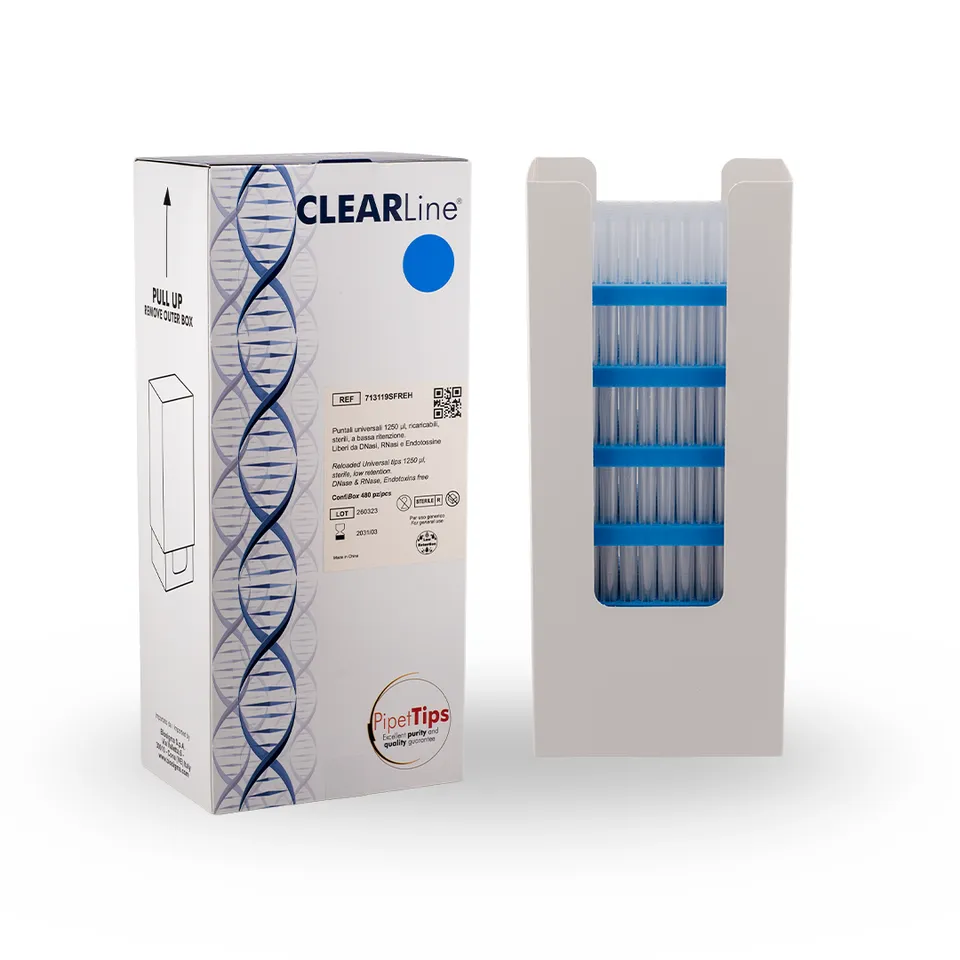 Biosigma 713119SFREH puntali universali ricarica 480 pz