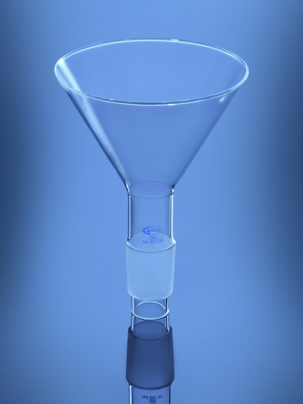 Glassco Imbuto Polveri Vetro Cono ASTM