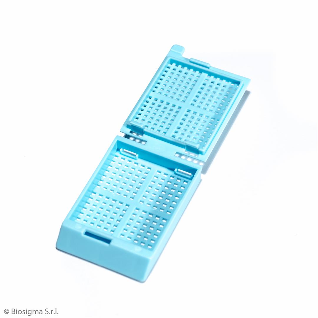 Biosigma BSI1038 cassette biopsia POM azzurre