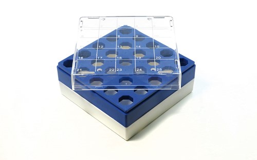 Biosigma 062629 box freezer policarbonato per provette 5 ml