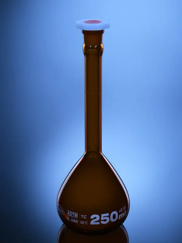 Glassco matraccio ambrato classe A tappo PE