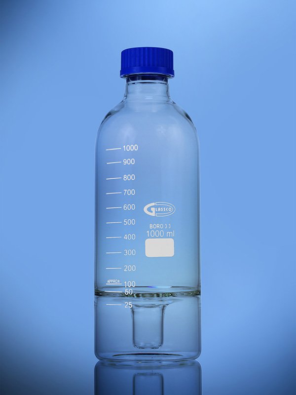 Glassco bottiglia HPLC fase mobile GL-45 vetro