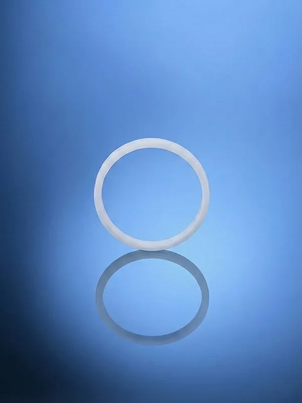 Glassco anello in teflon bianco vetreria laboratorio