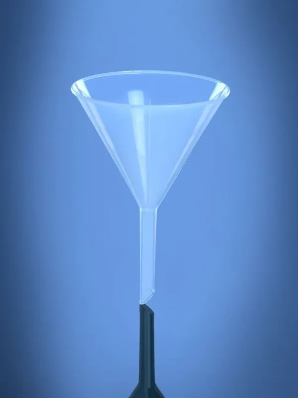 Glassco imbuto gambo lungo PP laboratorio