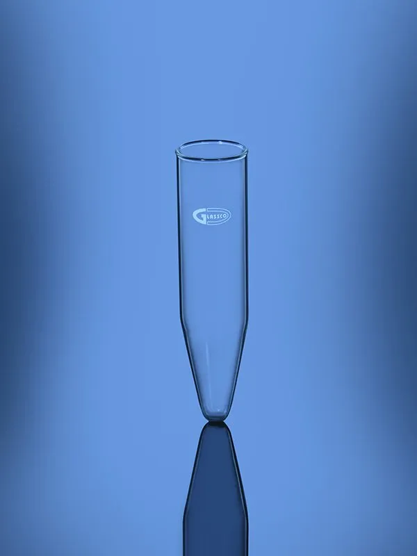Glassco Tube provetta da centrifuga conica in vetro