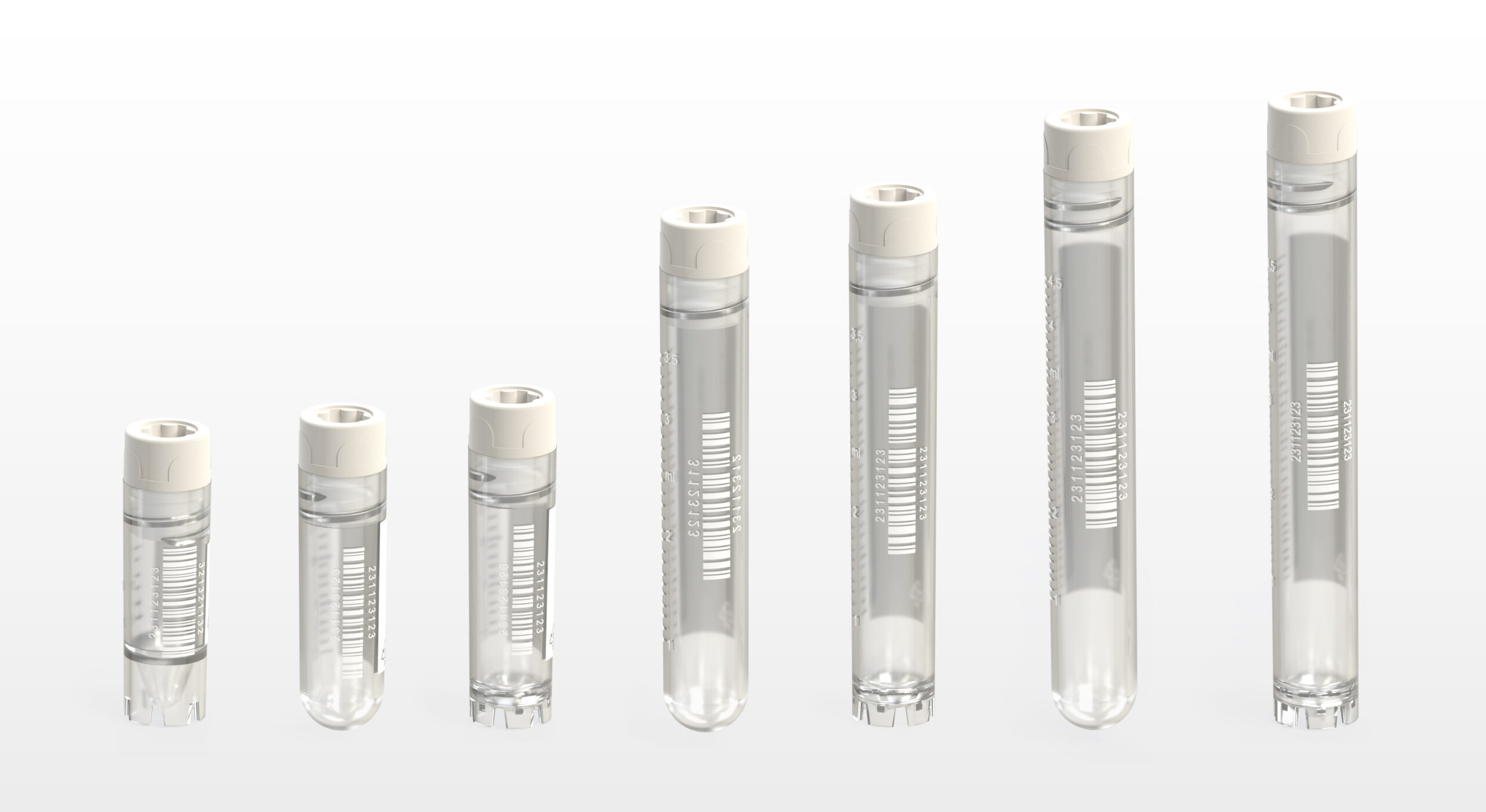 Biosigma CL2ARBIPSTS/B crioprovette 2 ml barcode sterili
