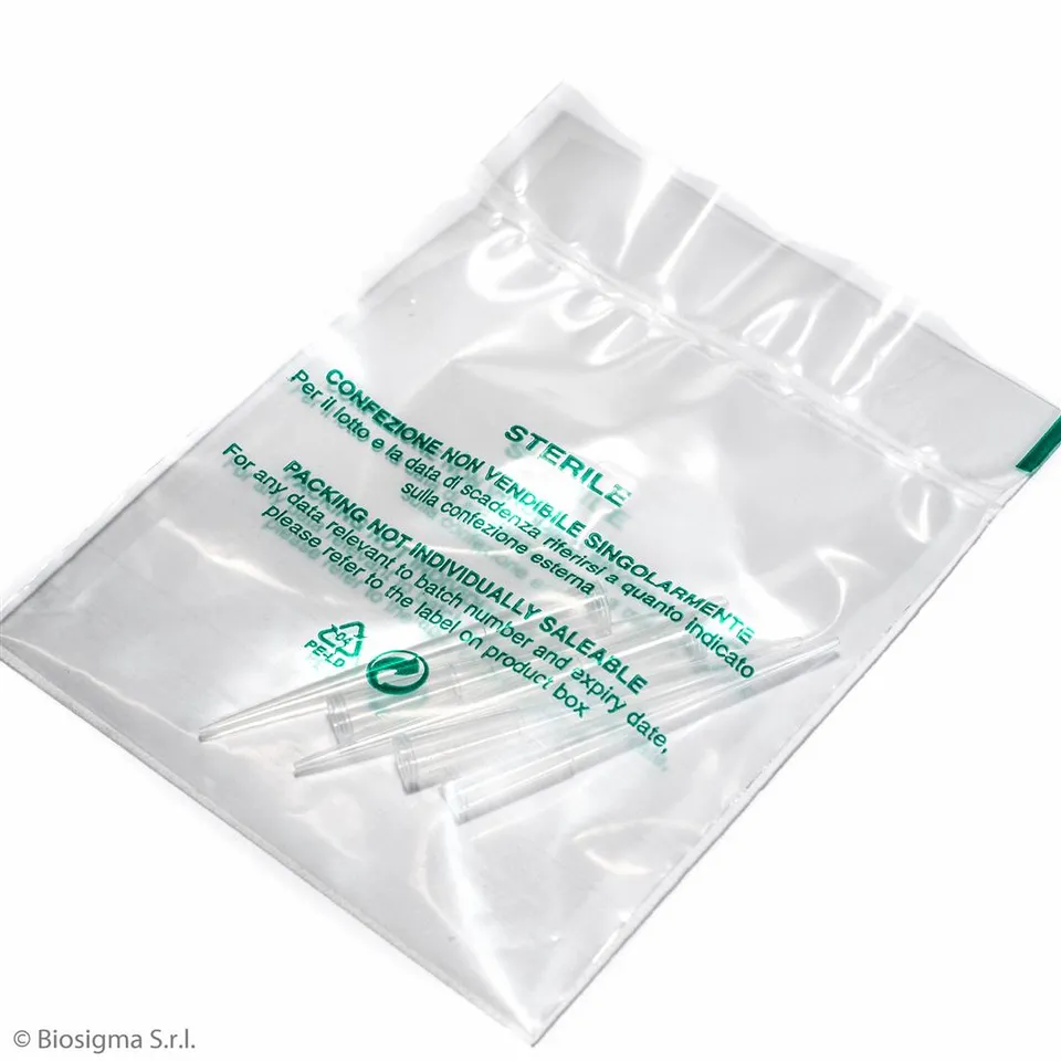 Biosigma BSR014 puntali Oxford Slim 200 µl sterili 5 pz