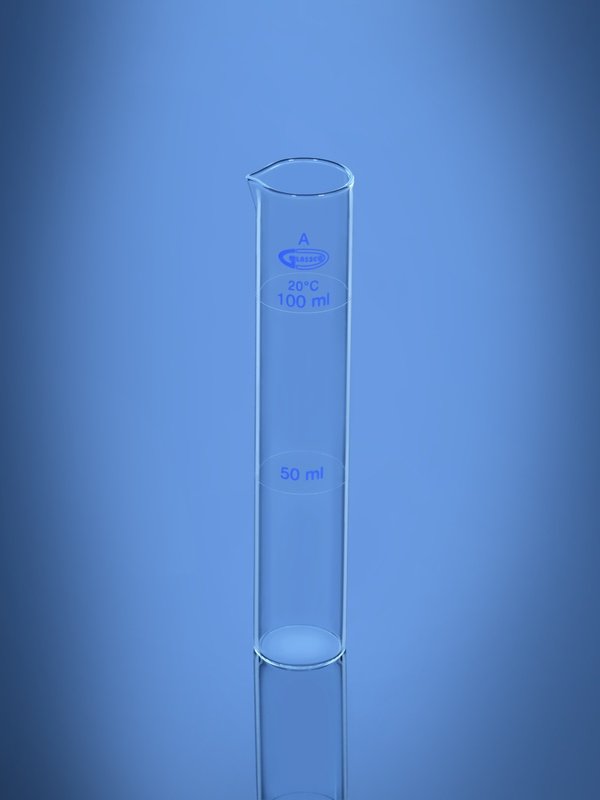 Glassco Cilindro di Nessler vetro confronto colorimetrico