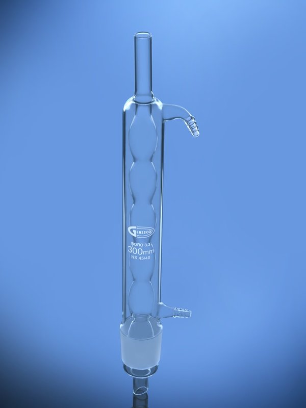 Glassco Allihn condensatore per Soxhlet vetro