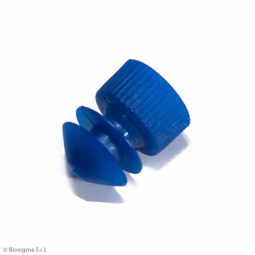 Biosigma BSA063/BLU tappo con alette 16/17 mm blu