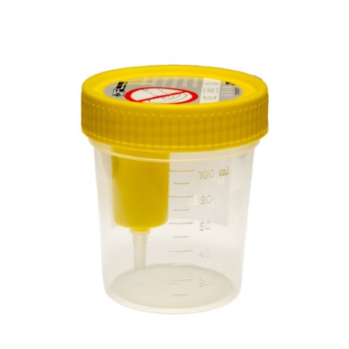 Biosigma BSC124 contenitore urina 30 ml tappo rosso