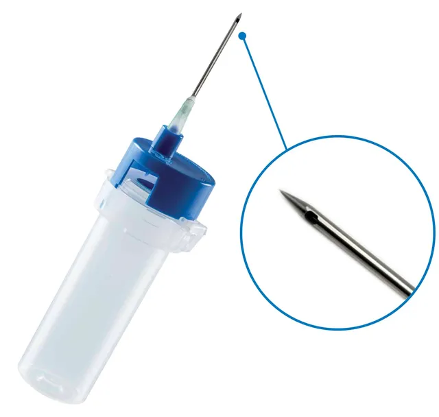 QualiTru TruDraw campionatore singolo ago 14G 2 foro laterale 50 pezzi