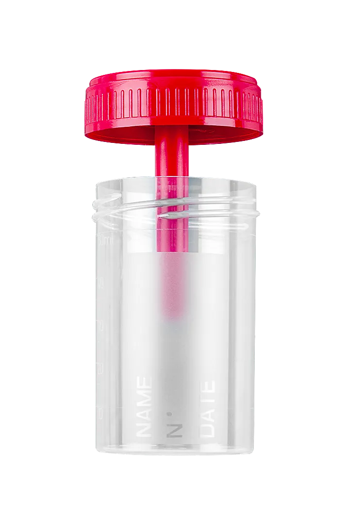 FL Medical Promed 25160 contenitore feci 60 ml tappo bianco