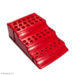 Biosigma 391073 rack portamicroprovette 100 posti rosso