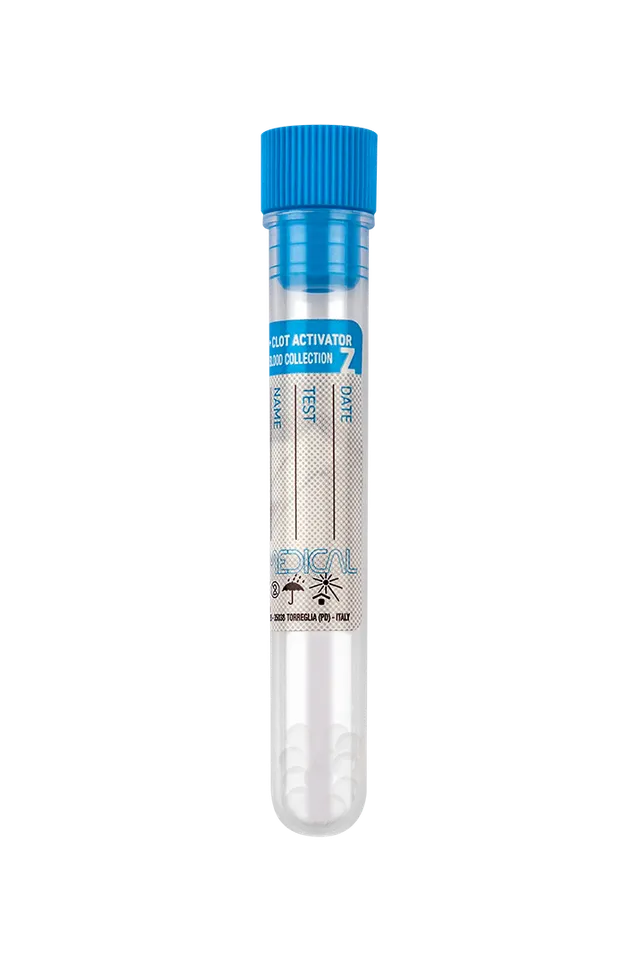 FL Medical Promed 22684 provetta siero 13x75 mm tappo azzurro