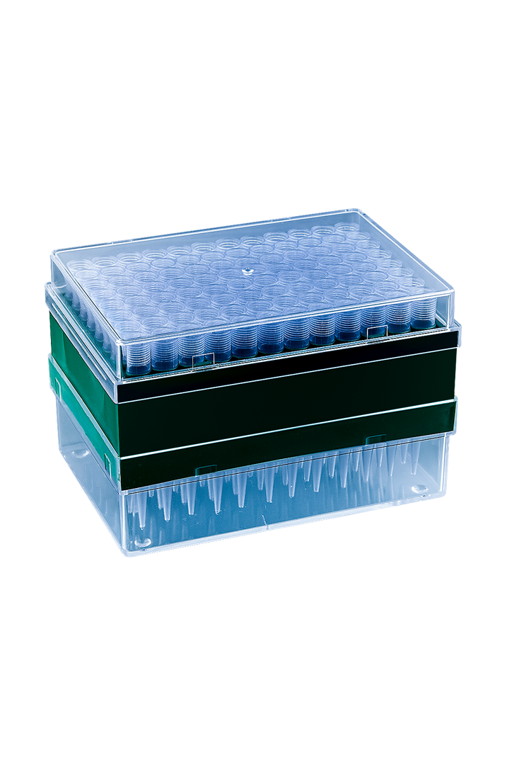 FL Medical Promed 28086 puntale Eppendorf rack 96 pezzi