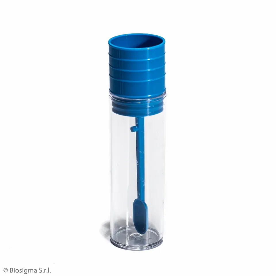 Biosigma BSC160 contenitore feci 18 ml con cucchiaino