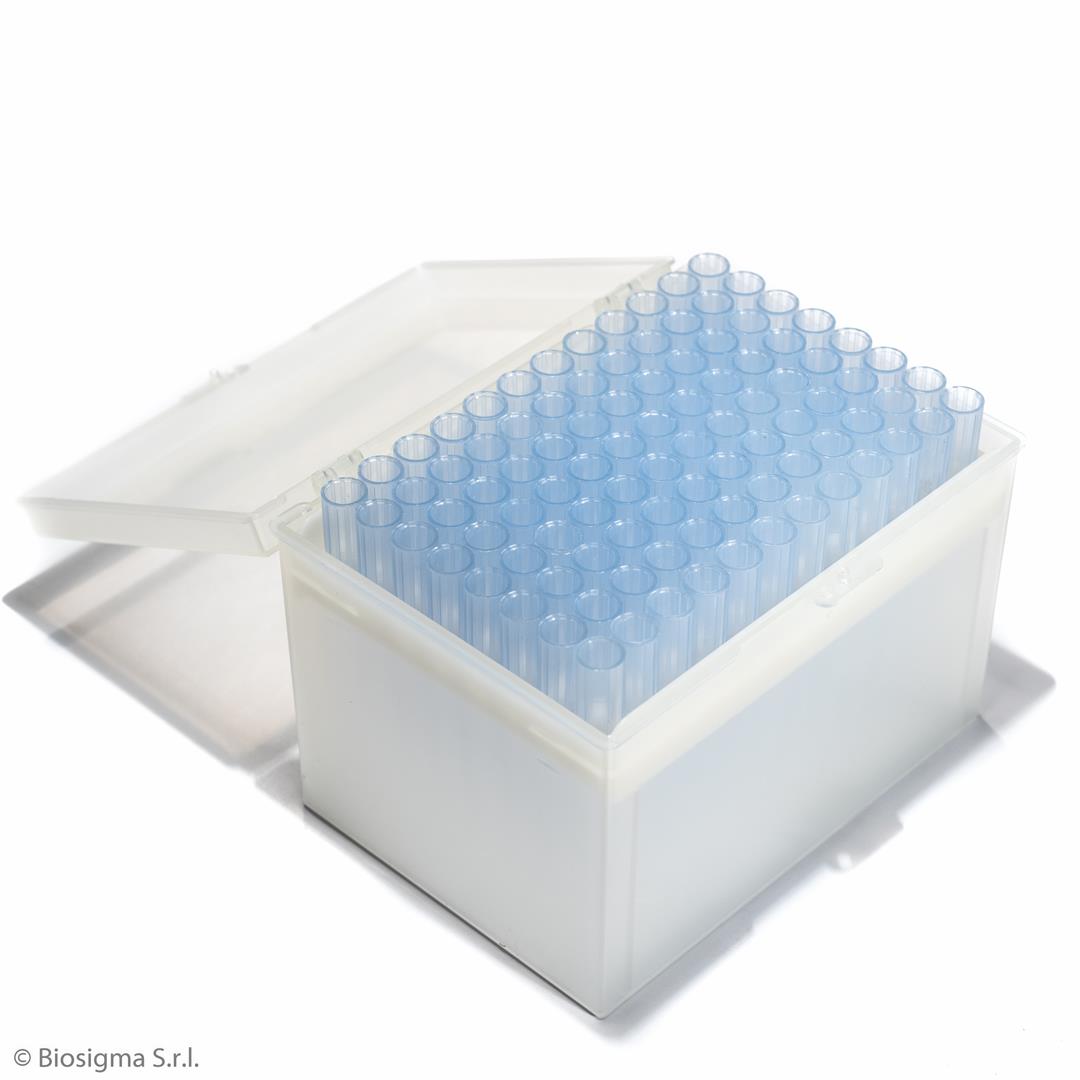 Biosigma BSR075 puntali blu 100-1000 µl rack 96 pz