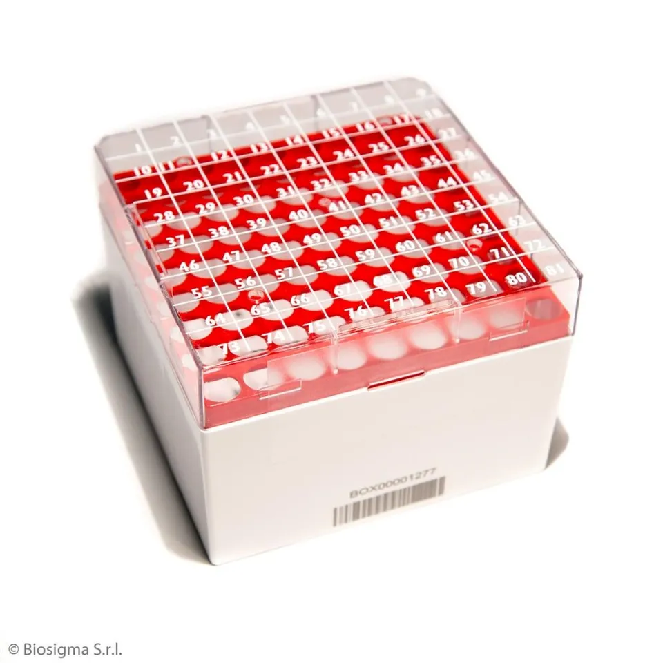 Biosigma CryoGen BSM58071B1D/RO criobox 81 posti rossa
